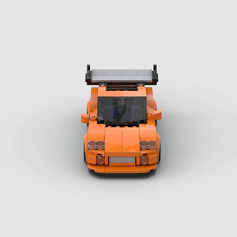 MOC Fast & Furious 1: Supra Sports Car Building Blocks Set - Speed Champion Racer for Creative Play