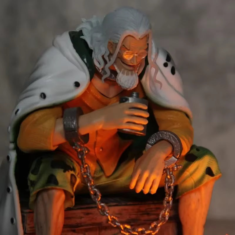16Cm Anime One Piece Figure Silvers Rayleigh Action Figures Model Figurine Room Collection Ornament Pvc Model Toys Birthday Gifs