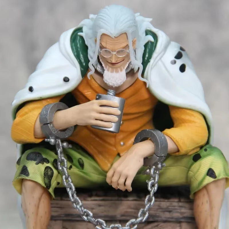 16Cm Anime One Piece Figure Silvers Rayleigh Action Figures Model Figurine Room Collection Ornament Pvc Model Toys Birthday Gifs