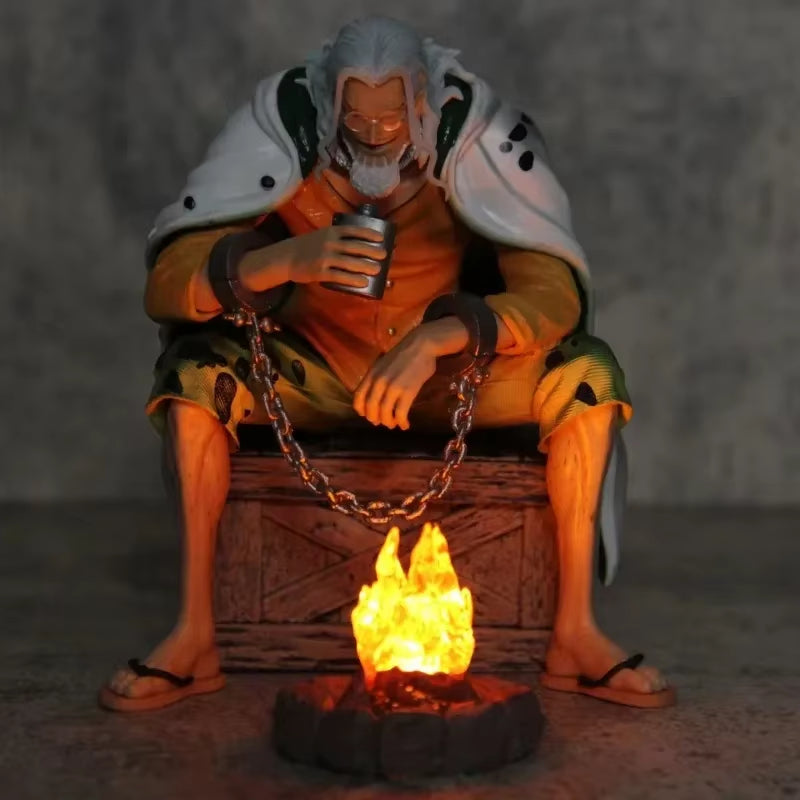 16Cm Anime One Piece Figure Silvers Rayleigh Action Figures Model Figurine Room Collection Ornament Pvc Model Toys Birthday Gifs